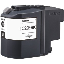 ORIGINAL Brother Cartuccia d'inchiostro nero LC22EBK LC-22E ~2400 Seiten
