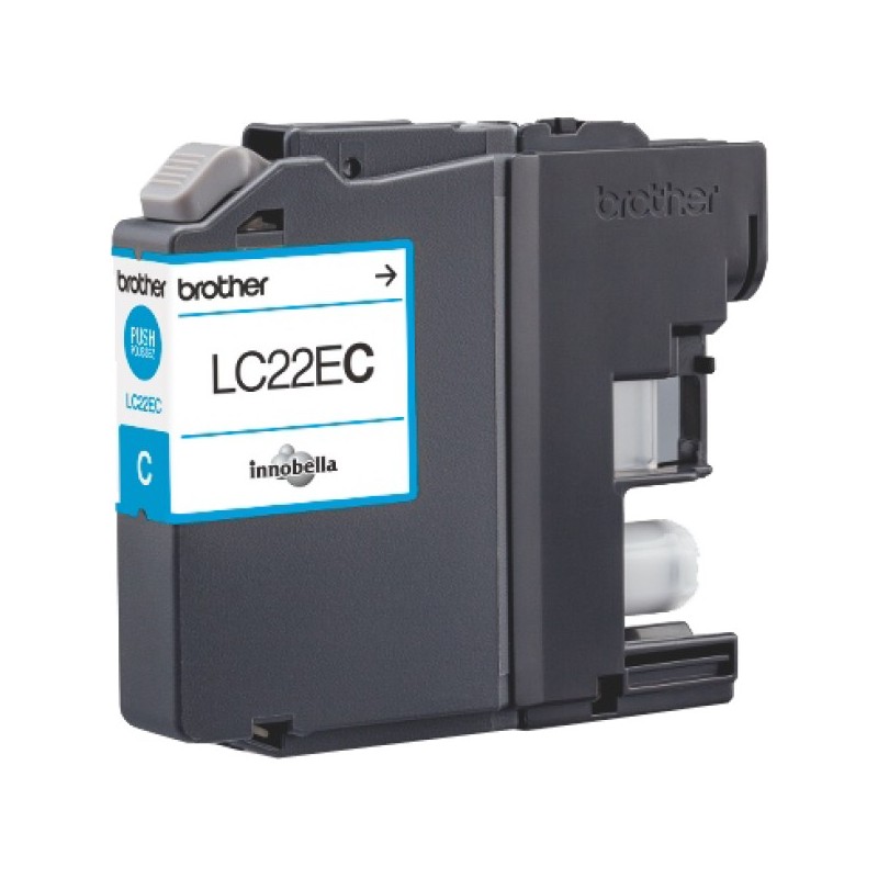 ORIGINAL Brother Cartuccia d'inchiostro ciano LC22EC LC-22E ~1200 Seiten 11,8ml