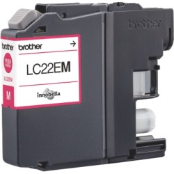 ORIGINAL Brother Cartuccia d'inchiostro magenta LC22EM LC-22E ~1200 Seiten 11,8ml