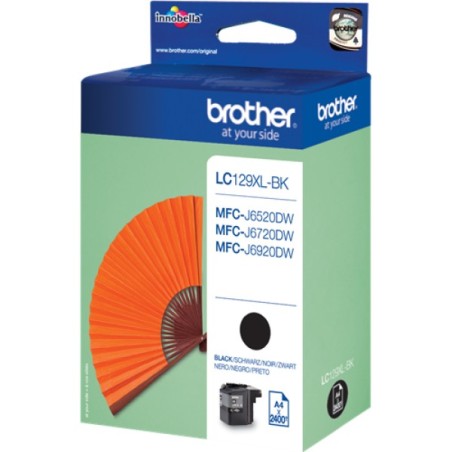 ORIGINAL Brother Cartuccia d'inchiostro nero LC129XLBK LC-129XL ~2400 Seiten