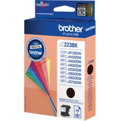 ORIGINAL Brother Cartuccia d'inchiostro nero LC223BK LC-223 ~550 Seiten 11,8ml