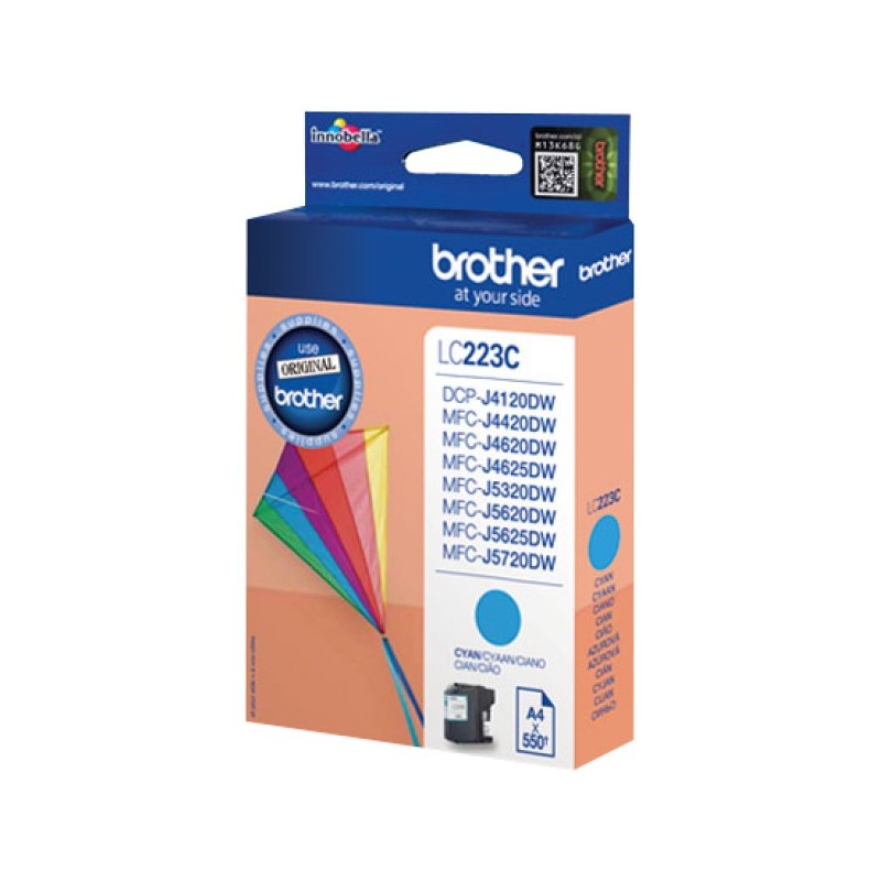 ORIGINAL Brother Cartuccia d'inchiostro ciano LC223C LC-223 ~550 Seiten 5,9ml