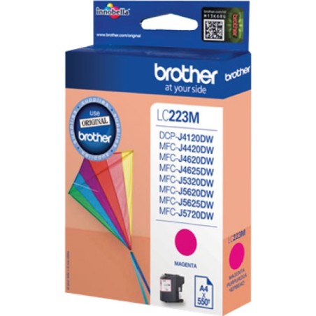 ORIGINAL Brother Cartuccia d'inchiostro magenta LC223M LC-223 ~550 Seiten 5,9ml