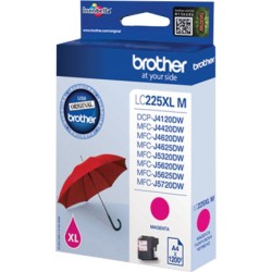 ORIGINAL Brother Cartuccia d'inchiostro magenta LC225XLM LC-225XL ~1200 Seiten 11,8ml