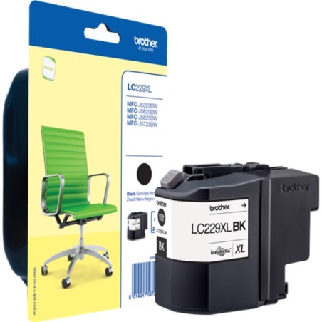 ORIGINAL Brother Cartuccia d'inchiostro nero LC229XLBK LC-229XL ~2400 Seiten