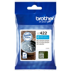 ORIGINAL Brother Cartuccia d'inchiostro ciano LC422C LC-422C ~550 Seiten