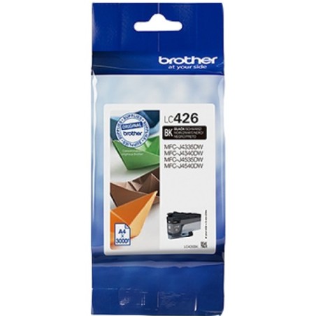 ORIGINAL Brother Cartuccia d'inchiostro nero LC426BK LC-426BK ~3000 Seiten