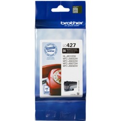 ORIGINAL Brother Cartuccia d'inchiostro nero LC427BK LC-427BK ~3000 Seiten