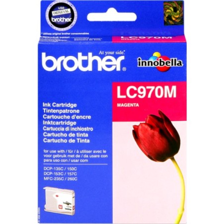 ORIGINAL Brother Cartuccia d'inchiostro magenta LC970M LC-970 ~300 Seiten