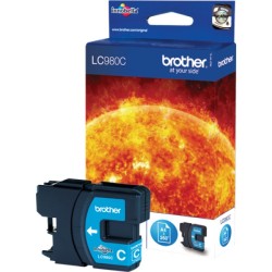ORIGINAL Brother Cartuccia d'inchiostro ciano LC980C LC-980 ~260 Seiten