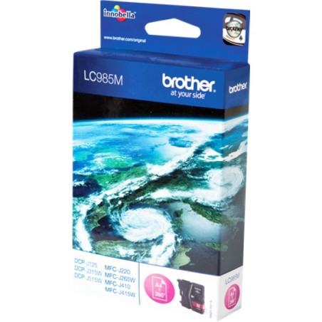 ORIGINAL Brother Cartuccia d'inchiostro magenta LC985M LC-985 ~260 Seiten