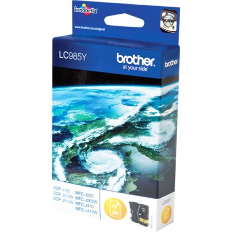 ORIGINAL Brother Cartuccia d'inchiostro giallo LC985Y LC-985 ~260 Seiten