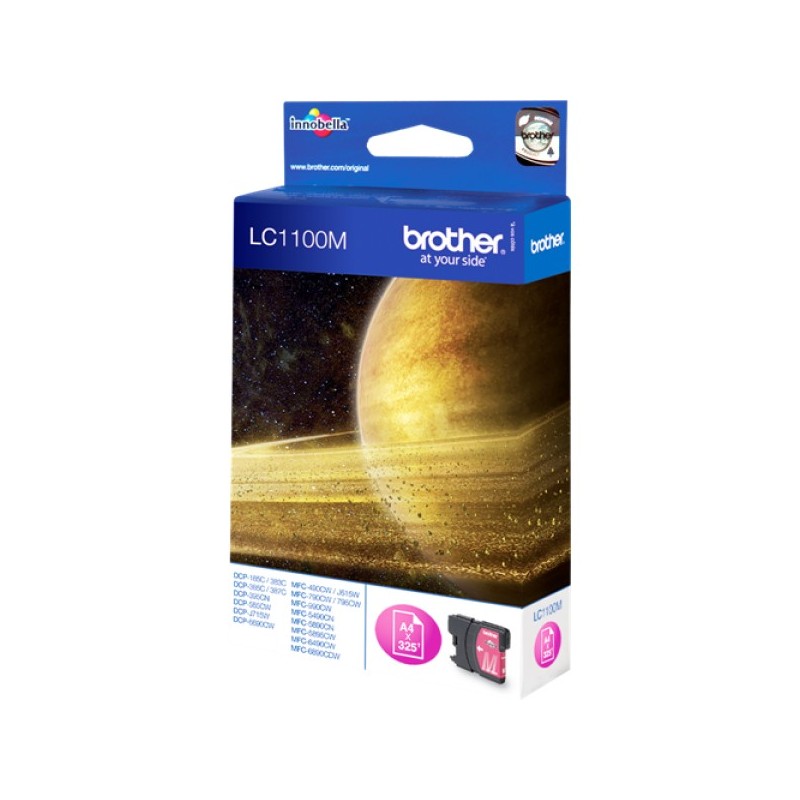 ORIGINAL Brother Cartuccia d'inchiostro magenta LC1100M LC-1100 ~325 Seiten