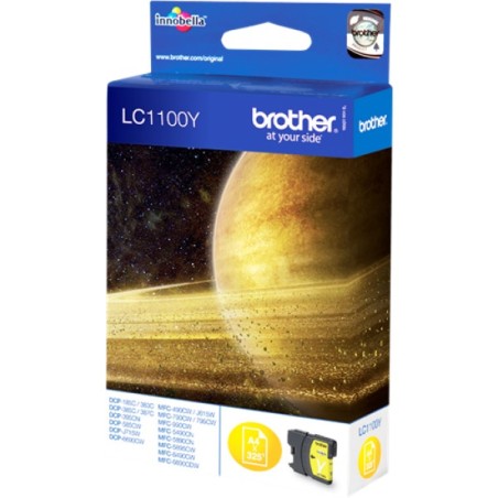 ORIGINAL Brother Cartuccia d'inchiostro giallo LC1100Y LC-1100 ~325 Seiten