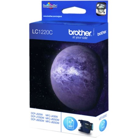 ORIGINAL Brother Cartuccia d'inchiostro ciano LC1220C LC-1220 ~300 Seiten