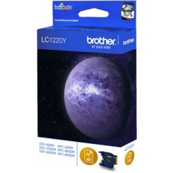 ORIGINAL Brother Cartuccia d'inchiostro giallo LC1220Y LC-1220 ~300 Seiten