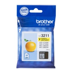 ORIGINAL Brother Cartuccia d'inchiostro giallo LC3211Y LC-3211 ~200 Seiten