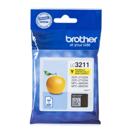 ORIGINAL Brother Cartuccia d'inchiostro giallo LC3211Y LC-3211 ~200 Seiten