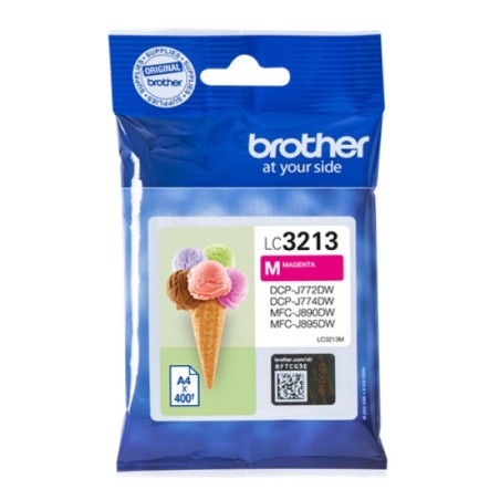 ORIGINAL Brother Cartuccia d'inchiostro magenta LC3213M LC-3213 ~400 Seiten