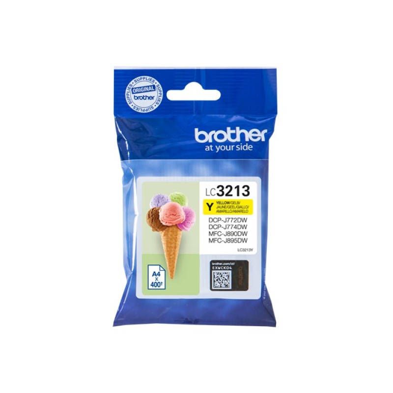 ORIGINAL Brother Cartuccia d'inchiostro giallo LC3213Y LC-3213 ~400 Seiten