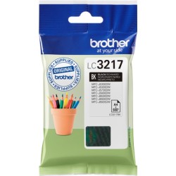 ORIGINAL Brother Cartuccia d'inchiostro nero LC3217BK LC-3217 ~550 Seiten