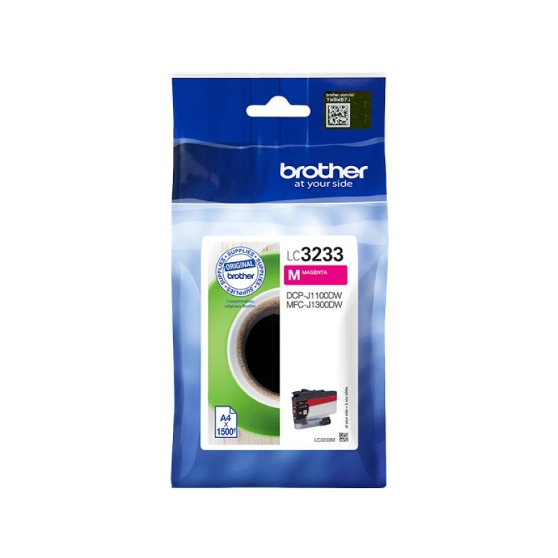 ORIGINAL Brother Cartuccia d'inchiostro magenta LC3233M LC-3233M ~1500 Seiten