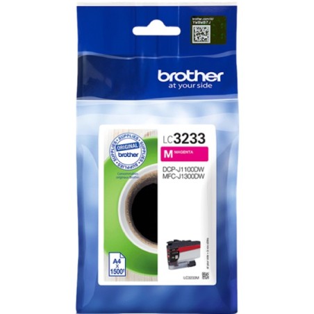 ORIGINAL Brother Cartuccia d'inchiostro magenta LC3233M LC-3233M ~1500 Seiten