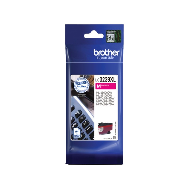 ORIGINAL Brother Cartuccia d'inchiostro magenta LC3239XLM LC-3239XLM ~5000 Seiten