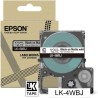 ORIGINAL Epson Nastro nerosuBianco LK-4WBJ C53S672062