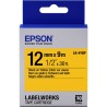 ORIGINAL Epson Nastro Nero su giallo LK-4YBP C53S654008