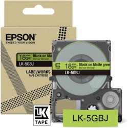 ORIGINAL Epson Nastro nerosuVerde LK-5GBJ C53S672078