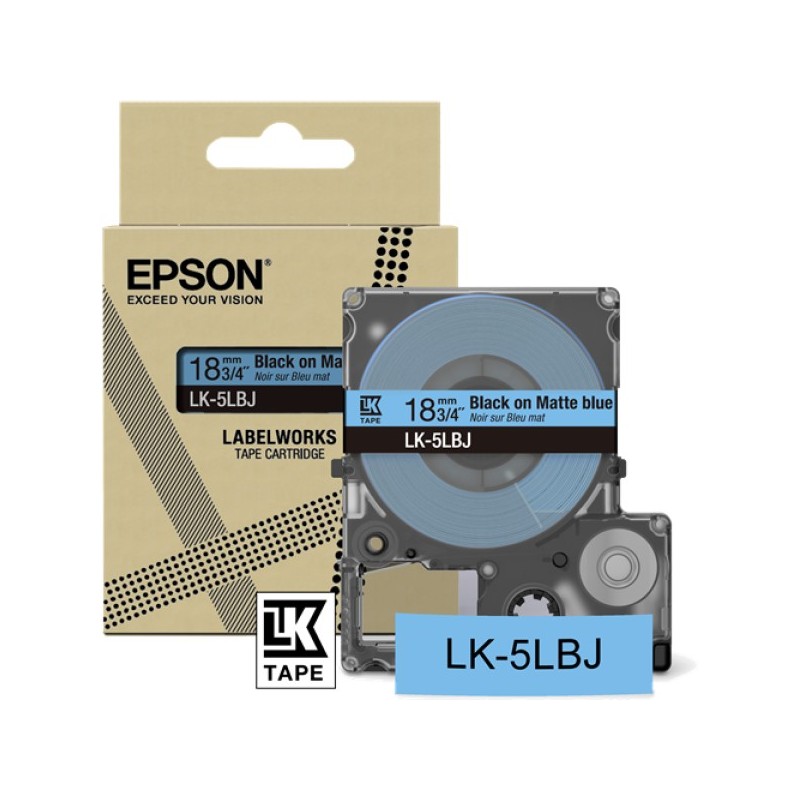 ORIGINAL Epson Nastro nerosuBlu LK-5LBJ C53S672081