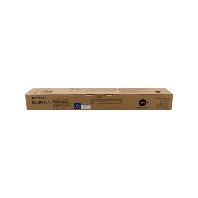 ORIGINAL Sharp toner ciano MX-31GTCA ~15000 Seiten