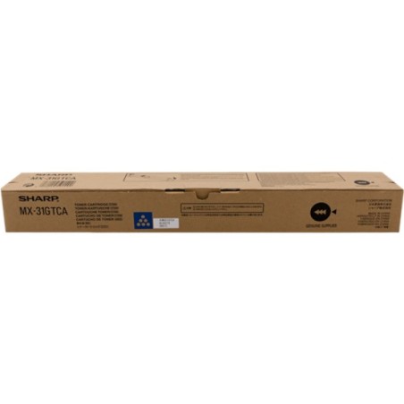 ORIGINAL Sharp toner ciano MX-31GTCA ~15000 Seiten