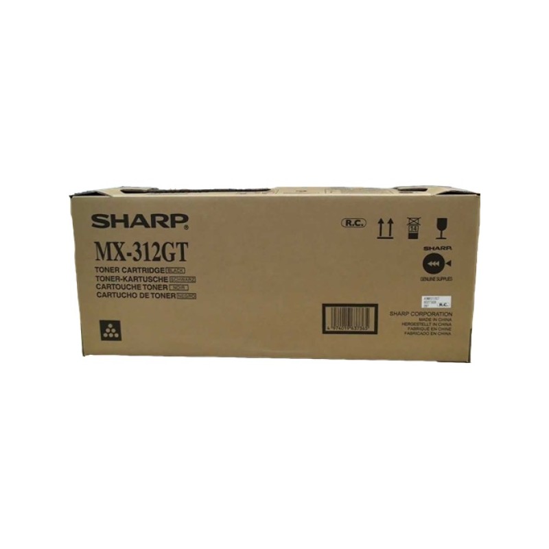 ORIGINAL Sharp toner nero MX-312GT ~25000 Seiten
