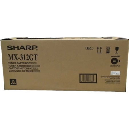ORIGINAL Sharp toner nero MX-312GT ~25000 Seiten