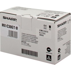 ORIGINAL Sharp toner nero MX-C30GTB ~6000 Seiten