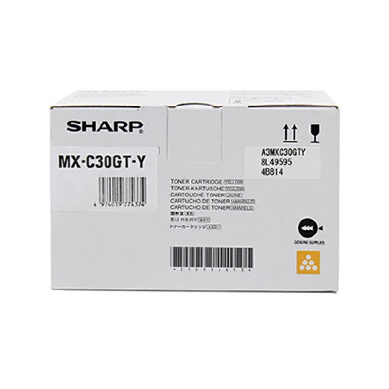 ORIGINAL Sharp toner giallo MX-C30GTY ~6000 Seiten