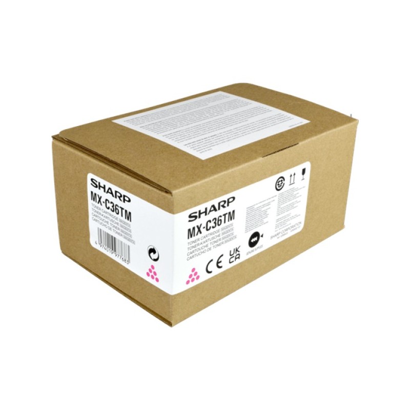 ORIGINAL Sharp toner magenta MX-C36TM ~11700 Seiten