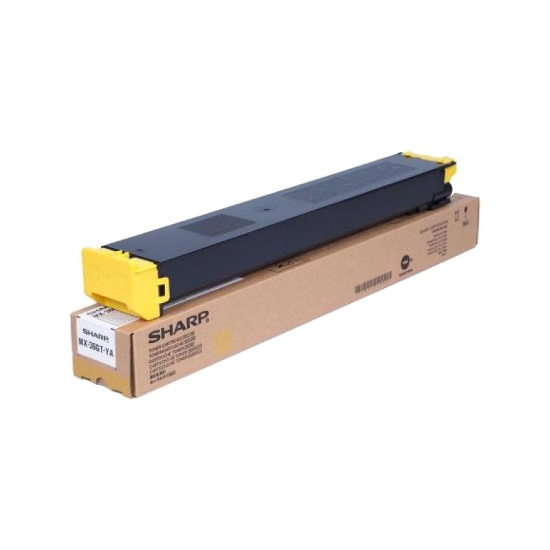 ORIGINAL Sharp toner giallo MX-C36TY ~11700 Seiten