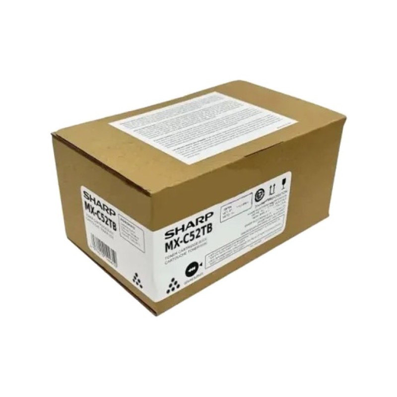 ORIGINAL Sharp toner nero MX-C52TB ~25000 Seiten