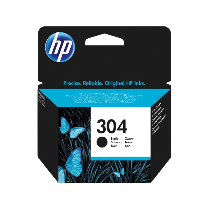 ORIGINAL HP Cartuccia d'inchiostro nero N9K06AE 304 ~120 Seiten