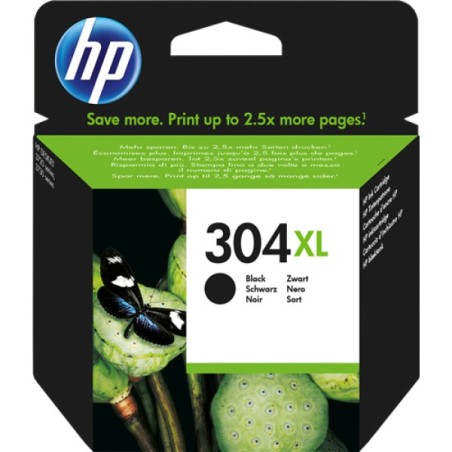 ORIGINAL HP Cartuccia d'inchiostro nero N9K08AE 304 XL ~300 Seiten