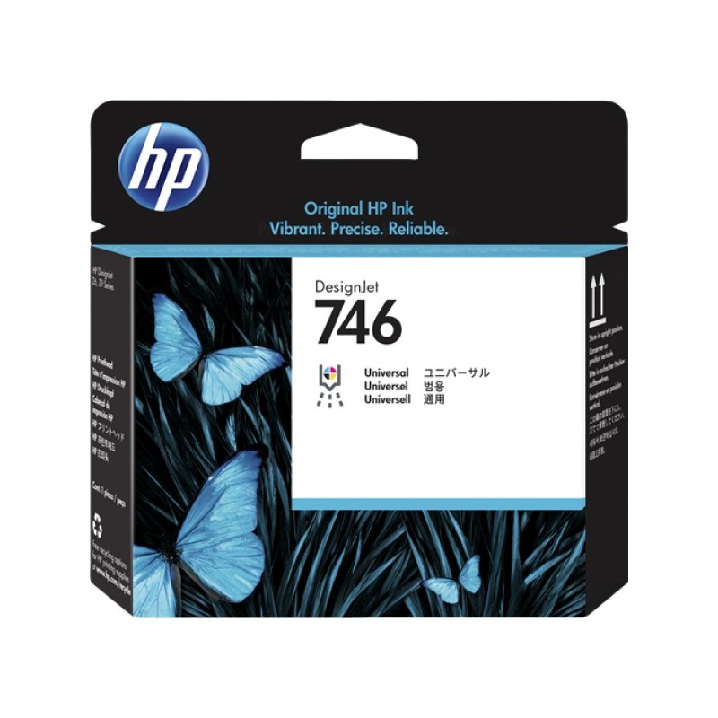 ORIGINAL HP Testina per stampa differenti colori P2V25A 746