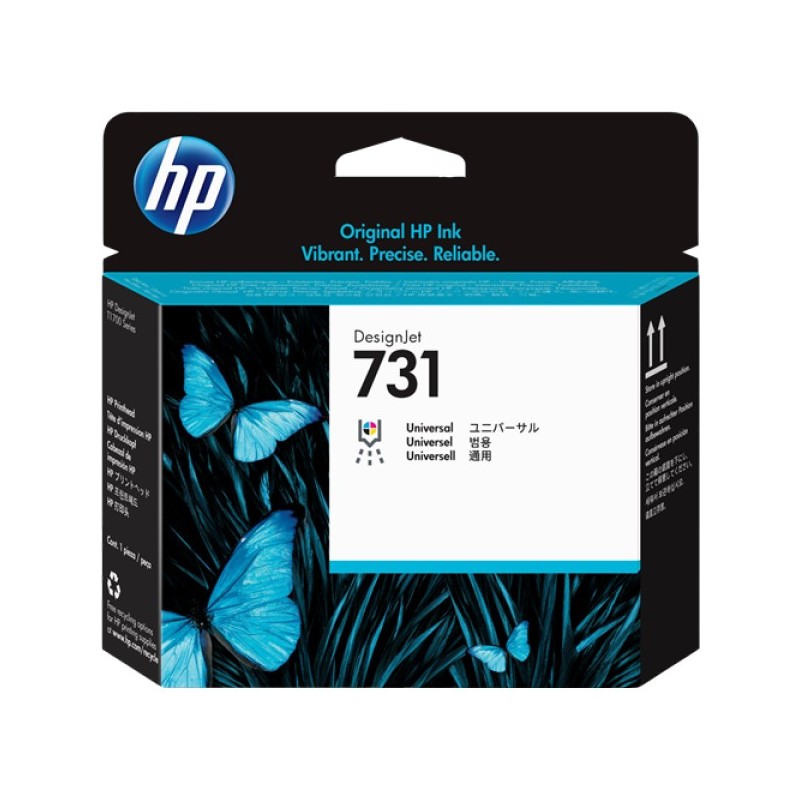 ORIGINAL HP Testina per stampa differenti colori P2V27A 731