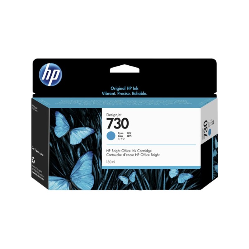 ORIGINAL HP Cartuccia d'inchiostro ciano P2V62A 730 130ml