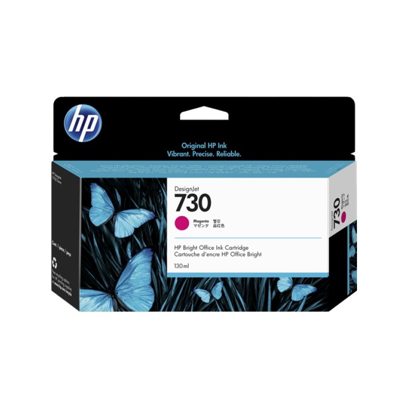ORIGINAL HP Cartuccia d'inchiostro magenta P2V63A 730 130ml