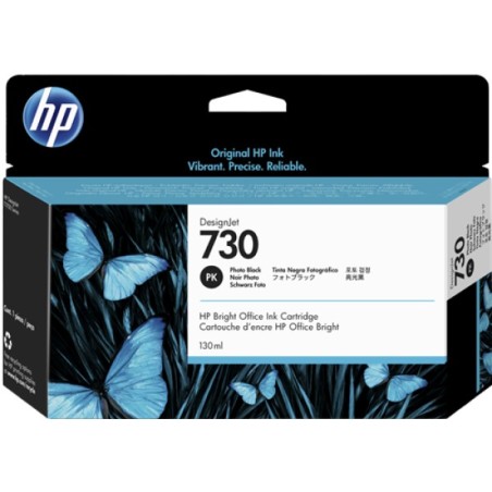 ORIGINAL HP Cartuccia d'inchiostro Nero (Foto) P2V67A 730 130ml
