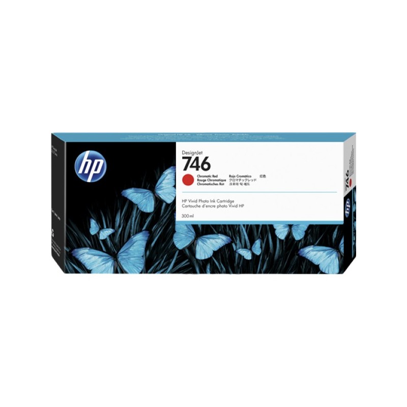 ORIGINAL HP Cartuccia d'inchiostro Rosso P2V81A 746 300ml