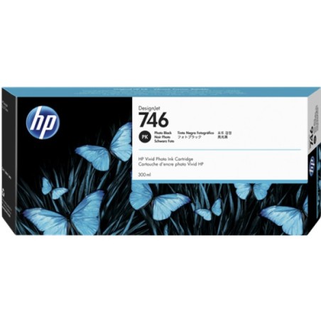 ORIGINAL HP Cartuccia d'inchiostro Nero (Foto) P2V82A 746 300ml